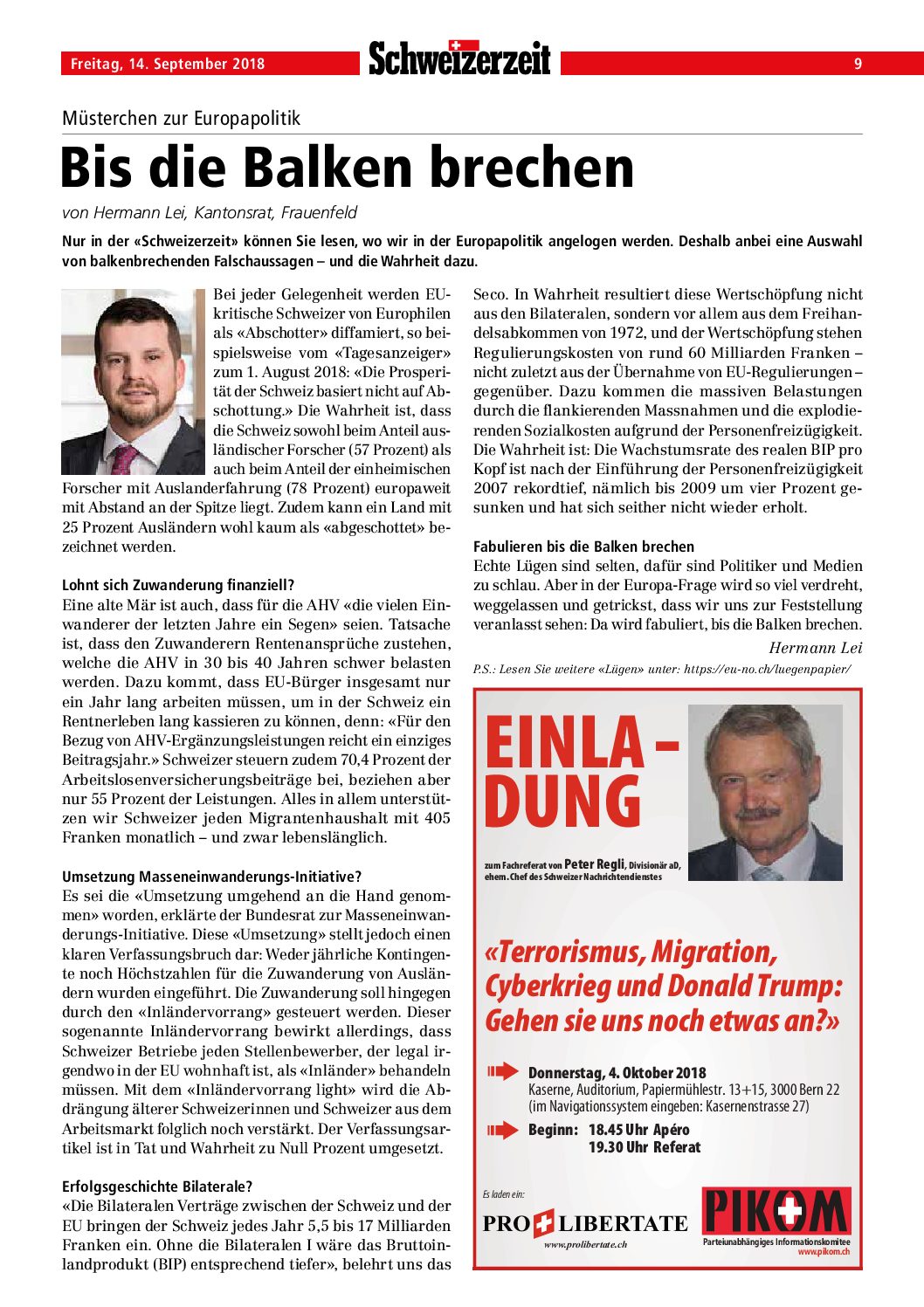 13.9.18 Bis die Balken brechen (Teil 3)