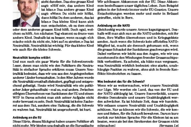 13.8.24 Neutralität in einfacher Sprache