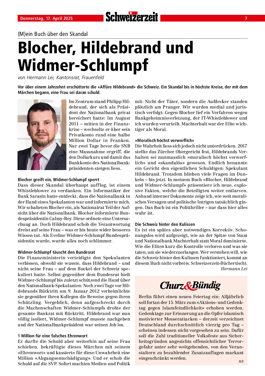 21.4.2025 Blocher, Hildebrand und Widmer-Schlumpf